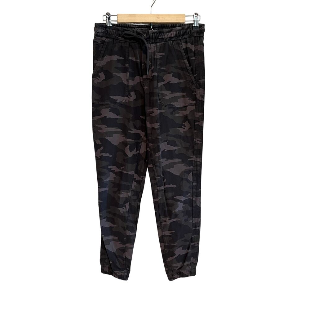 Athleta Farallon Camo Jogger Pants Olive Green Size 2 - Picture 2 of 8